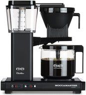 Moccamaster KBG 741 10-Cup Coffee Brewer with Glass Carafe, Polished Silver N15