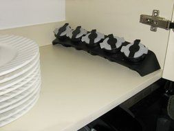 K Cup Holder- Special Designed, Space Saver, Universal Position "K Cup Rack" for Convenient Use (Beige). No K... N13