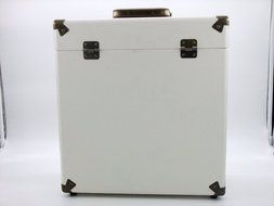 SW-B18 12 Inch Retro Vintage leather LP Vinyl Record Carry Case (Turquoise) N16