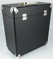 SW-B18 12 Inch Retro Vintage leather LP Vinyl Record Carry Case (Turquoise) N19