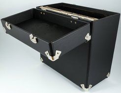 SW-B18 12 Inch Retro Vintage leather LP Vinyl Record Carry Case (Turquoise) N20