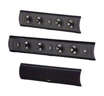 Paradigm Cinema Trio v.4 & Cinema 400 v.4 Speaker System (Black Gloss)