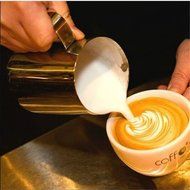 5/12/20 OZ Stainless Steel Milk Frothing Pitcher Latte Cup Kitchen Home Handle Coffee Garland Cup (5 OZ) N9
