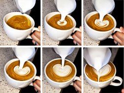 5/12/20 OZ Stainless Steel Milk Frothing Pitcher Latte Cup Kitchen Home Handle Coffee Garland Cup (5 OZ) N10