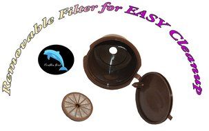 PureBlue Brew - Refillable - Dolce Gusto Capsules - Reusable Pods Filters Cup Holder Cafetera Accessories Coffee... N2