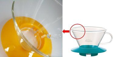 Kalita Wave Dripper 185 series glass [2-4] people for peppermint green # 05 069 (japan import) N4