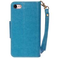 iPhone 7 Case, iPhone 7 Wallet Case,PHEZEN Beauty Flower Girl Cat Design PU Leather Wallet Case Stand Flip Case... N71
