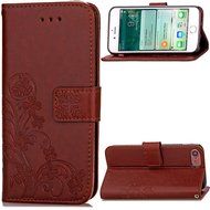 iPhone 7 Case, iPhone 7 Wallet Case,PHEZEN Beauty Flower Girl Cat Design PU Leather Wallet Case Stand Flip Case... N74
