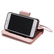 iPhone 7 Case, iPhone 7 Wallet Case,PHEZEN Beauty Flower Girl Cat Design PU Leather Wallet Case Stand Flip Case... N78