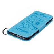 iPhone 7 Case, iPhone 7 Wallet Case,PHEZEN Beauty Flower Girl Cat Design PU Leather Wallet Case Stand Flip Case... N83
