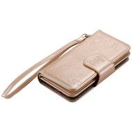 iPhone 7 Case, iPhone 7 Wallet Case,PHEZEN Beauty Flower Girl Cat Design PU Leather Wallet Case Stand Flip Case... N87