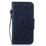 iPhone 7 Case, iPhone 7 Wallet Case,PHEZEN Beauty Flower Girl Cat Design PU Leather Wallet Case Stand Flip Case... N88