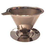 Pour Over Coffee Maker From Cardinal True - A Reusable Stainless Steel No Paper Filtering System N4