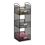 Safco Products 3293BL Onyx Mesh Break Room Supplies Organizer, Black N7