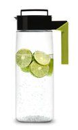 Takeya Airtight Jug with Silicone Handle, Black/Olive, 66-Ounce N2