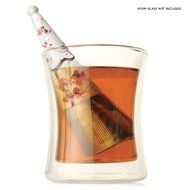 Tea Forte LUCI Loose Leaf Tea Infuser and Drip Plate, Cherry Blossom N4
