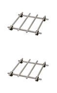 Ikea Trivet (2 Pack) Lamplig Stainless Steel 7 X 7" N2