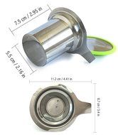 BetterBlend Tea Infuser Stainless Steel - Brew-in-Mug Tea Strainer for Loose Leaf Tea - Fine Tea Filter for Single... N7