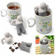 MR T-TEA INFUSER - CUTE MAN LOOSE LEAF-SILICONE STRAINER N7