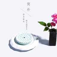 CCWY Pot bearing hand-shadow of Jingdezhen Blue ceramic pot pot tray accessories big pot mats make a pot of tea...