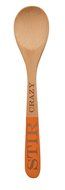 Talisman Designs Beechwood Mixing Spoon, Laser Etched with Honey Bee Art, 12" Long N13