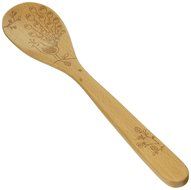 Talisman Designs Beechwood Mixing Spoon, Laser Etched with Honey Bee Art, 12" Long N14