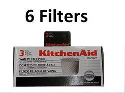 (6) KitchenAid Coffee Maker Water Filter Pods KCM5WFP GENUINE