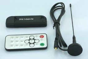 New Cheap FM+DAB USB DVB-T RTL2832U+R820T w/ MCX antenna N2