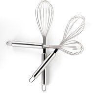 Boom Stainless Steel Whisk, Kitchen Whisk, Balloon Whisk Set, Wire Whisk, Egg Frother, Milk & Egg Beater Blender... N4