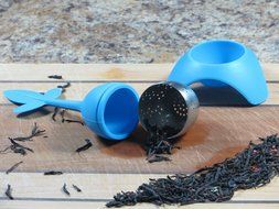 Two Trees Co. Best Tea Infuser - Stylish Loose Leaf Strainer Filter - Durable Silicone and Stainless Steel - Drip... N19