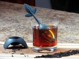Two Trees Co. Best Tea Infuser - Stylish Loose Leaf Strainer Filter - Durable Silicone and Stainless Steel - Drip... N21