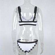 PHOTNO Women Lingerie Stitching Underwear Suits N7