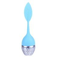 zhijiang 3 Colors Food-grade Silicone Leaf Tea Ball Tea Bag Filter Creative Stainless Steel Insulation Tea Infuser N13