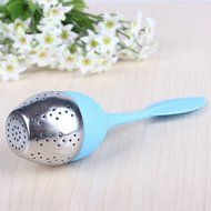 zhijiang 3 Colors Food-grade Silicone Leaf Tea Ball Tea Bag Filter Creative Stainless Steel Insulation Tea Infuser N14