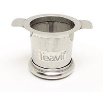Teavli In-Mug Tea Infuser | Extra-Fine Stainless Steel Mesh Tea Infuser, Perfect Loose-Leaf Tea Infuser for Brewing... N6