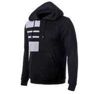 Men's Jacket,Laimeng Cotton blend Long Sleeve Hoodie Hooded Sweatshirt Tops Jacket Coat Outwear (XXL, Black) N4