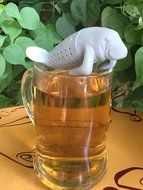 The Adorable Loose Leaf Silicone Tea Infuser Set of 5 by SunKewl with Gift Box N15