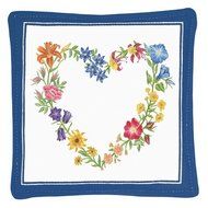 Alice's Cottage - Single Spiced Mug Mat - Flower Heart