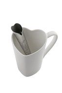 Alessi MMI25 "You" Tea infuser in 18/10 Stainless Steel Mirror Polished, Silver N3
