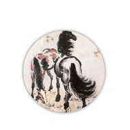 Generic Mdf Out Of The Ordinary Cup Mat Have With Asian Horse Artists N7