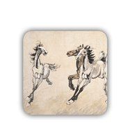 Generic Mdf Out Of The Ordinary Cup Mat Have With Asian Horse Artists N8