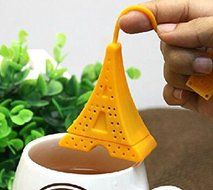 RuiChy Tower Tea Infuser Teaspoon Non-toxic Silica Gel Tea Strainer N4
