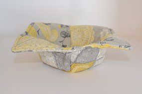 Microwave Bowl Cozies // Reversible // Set of 3 // 1 Small Bowl Cozy // 1 Medium Bowl Cozy// 1 Dinner Plate Cozy... N5