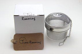 Time Roaming 2.7"D stainless steel mesh tea ball infuser N5