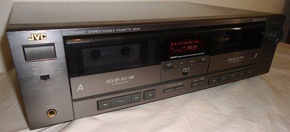 JVC TD-W207 Recordable Stereo Double Cassette Tape Deck With DDRP Dynamic Detection Recording Processor - Japan N8