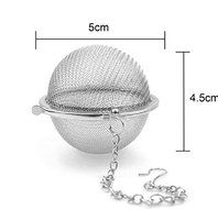 Freedi Stainless Steel Mesh Tea Ball Strainer Tea Infuser Tea Filter 4pcs N5