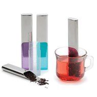 RSVP Tea Gem Tea Stick Infuser, Stainless Steel Pink Topaz N2