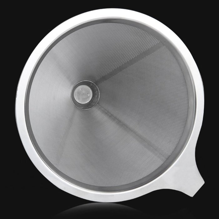 Xcellent Global Pour Over Coffee Dripper Stainless Steel Double Layer Mesh Filter Stand Paperless HG135 N6