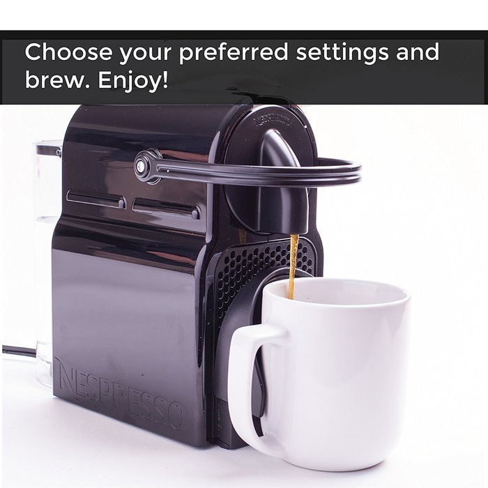 Reusable Nespresso&reg; Capsules (5-pack) | Compatible with Essenza, Inissia, Milk, Citiz, Gran Maestra, Maestria,... N6