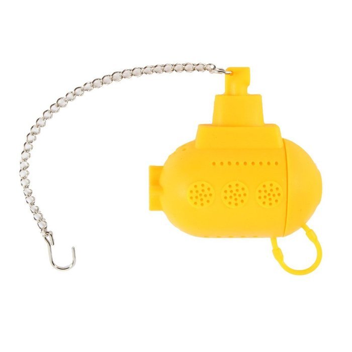 vanki 1 pc High Quality Silicone Tea Sub - Yellow Submarine Tea Infuser N2